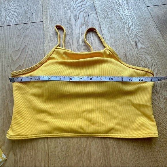 NEW  3piece Solid Bikini Swimsuit & Ditsy Floral Beach Skirt - Picture 9 of 12